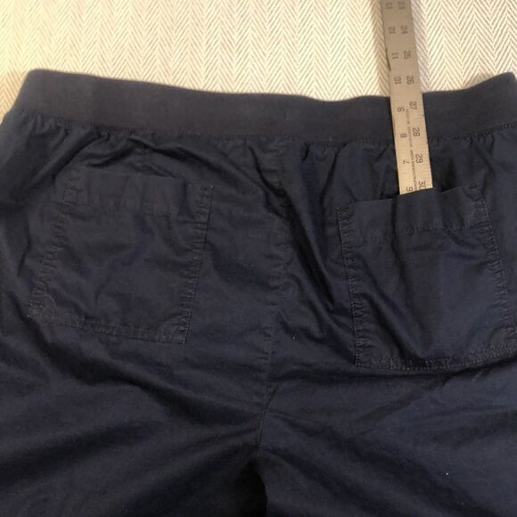 TALBOTS  Sz 16W 100% cotton Navy Blue pants, lightweight. Pre Worn Used - Picture 6 of 12